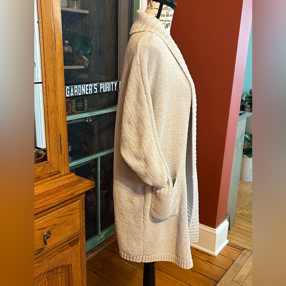 cupcakes and cashmere Long Sleeve Open Front Cardigan Wrap Sweater - Large - Picture 5 of 12